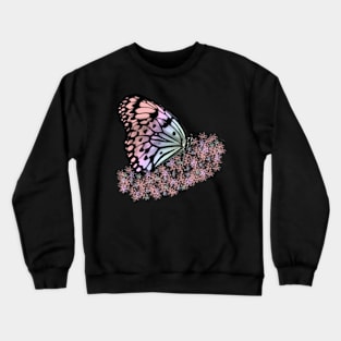 colorful butterfly, insect, nature, butterflies Crewneck Sweatshirt